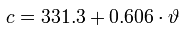 speed of sound
